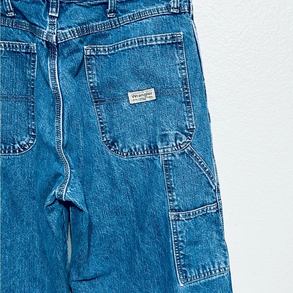 Wrangler Carpenter Blue Jeans Men Size 34x32